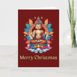 Buddhist Christmas Holiday Card