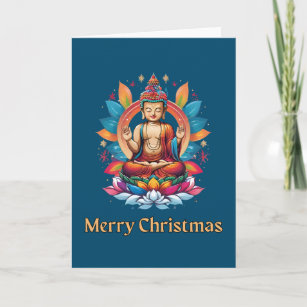 Buddhist Christmas  Holiday Card