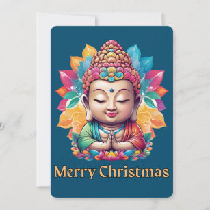 Buddhist Christmas Holiday Card