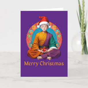 Buddhist Christmas Holiday Card