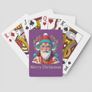 Buddhist Christmas Poker Cards