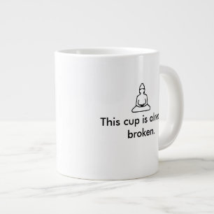 Buddhist cup that's already broken.