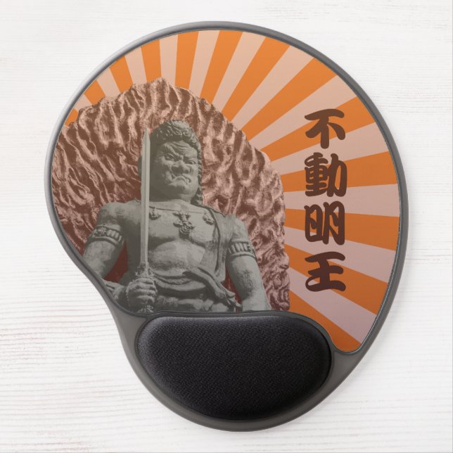 Buddhist Deity Fudo Myo-o Gel Mouse Pad (Front)
