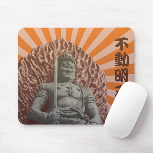 Buddhist Deity Fudo Myo_o Mouse Pad
