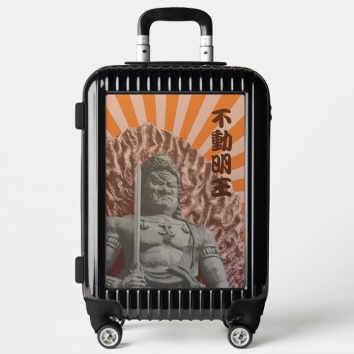 Buddhist Deity Fudo Myo_o Pop Art Luggage