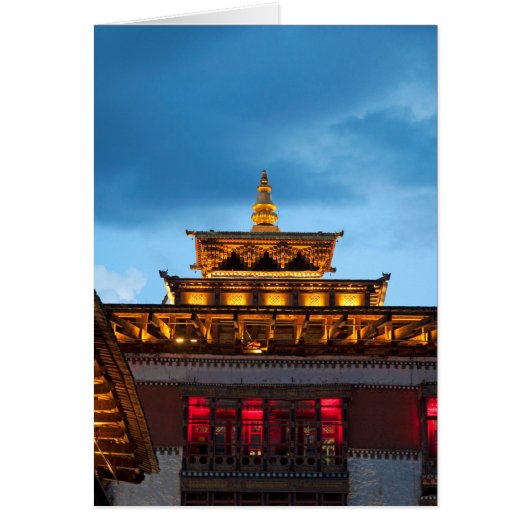 Buddhist Dzong Roof (Front)