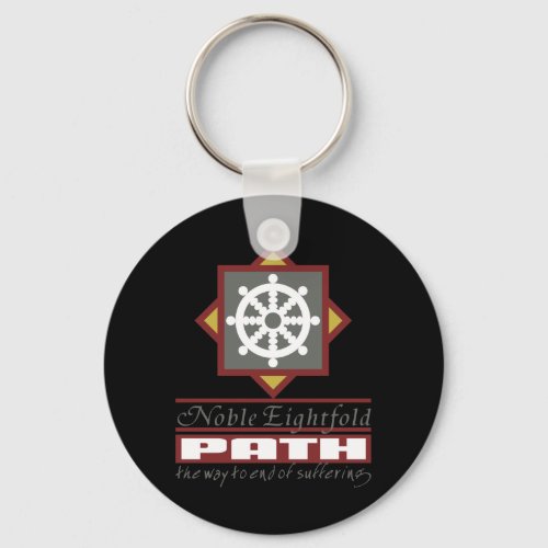 Buddhist Eightfold Path Keychain