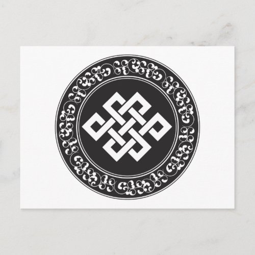 Buddhist Endless Knot Postcard