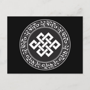 Buddhist Endless Knot Postcard