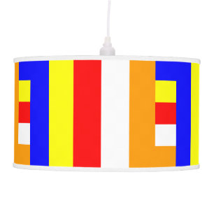 Buddhist Flag Ceiling Lamp