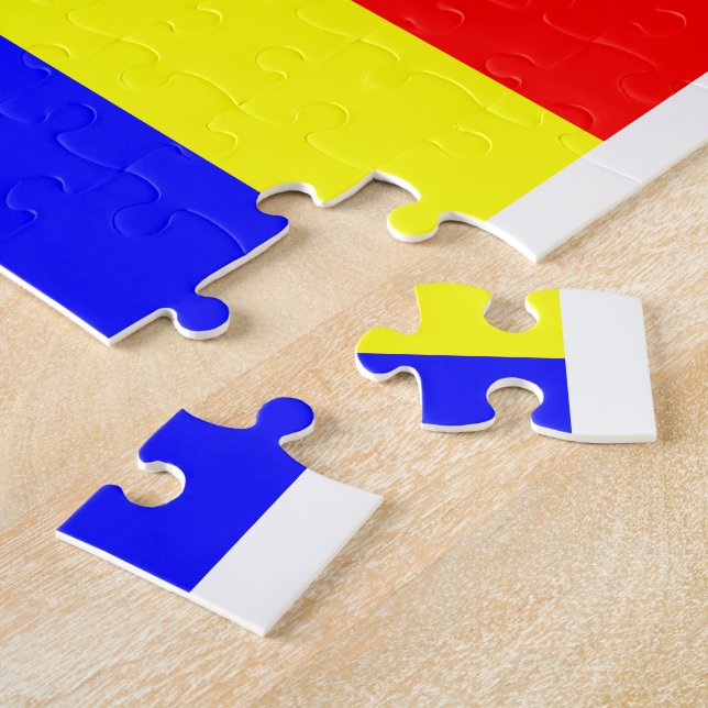 Buddhist Flag Jigsaw Puzzle (Side)