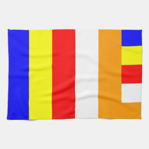 Buddhist Flag Kitchen Towel