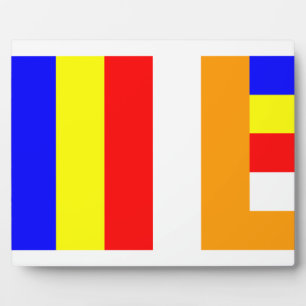 Buddhist Flag Plaque