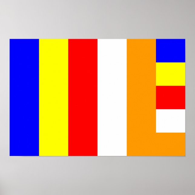 Buddhist Flag Poster (Front)
