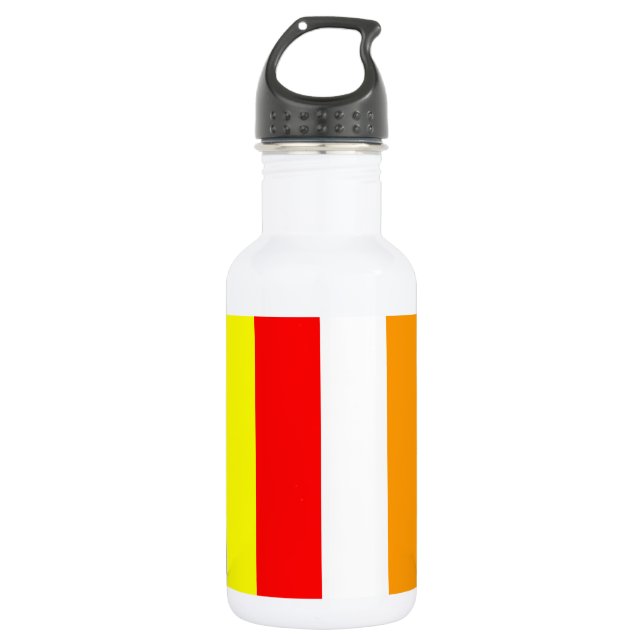 Buddhist Flag Water Bottle (Front)
