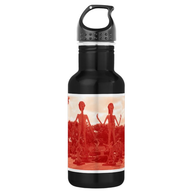 Buddhist Hell ... Thailand Stainless Steel Water Bottle (Front)
