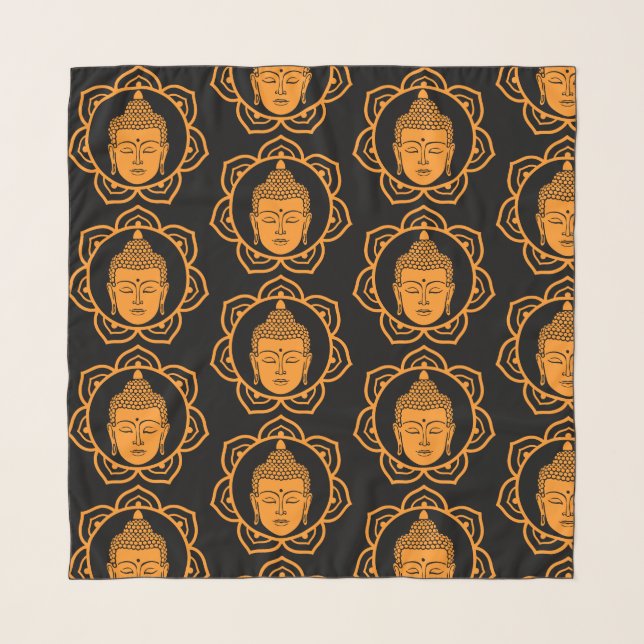 Buddhist Home Decor Scarf (Front)
