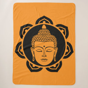 Buddhist Home Decor Sherpa Blanket