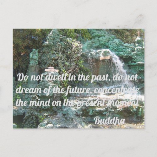 Buddhist inspiration postcard