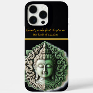Buddhist Leaf Carving by AI iPhone 16 Pro Max Case