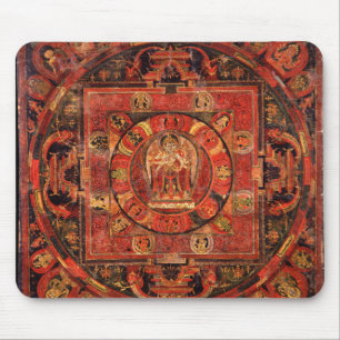 Buddhist Mandala of Compassion Mouse Pad