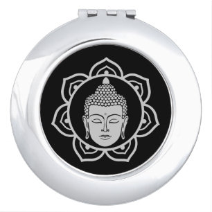 Buddhist Meditation Jewelry Compact Mirror