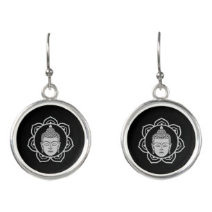Buddhist Meditation Jewelry Earrings