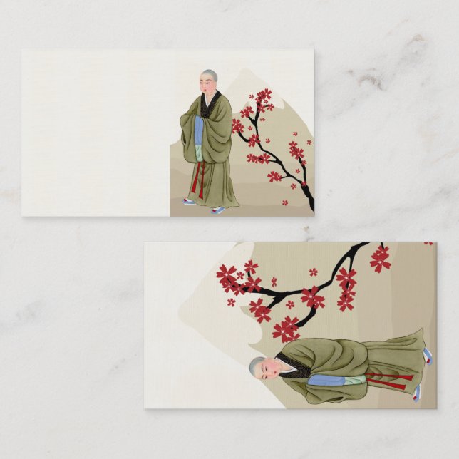 Buddhist Monk Business Card (Front/Back)