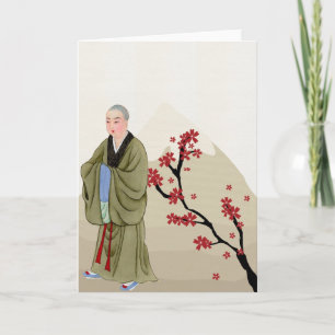 Buddhist Monk Greeting Card