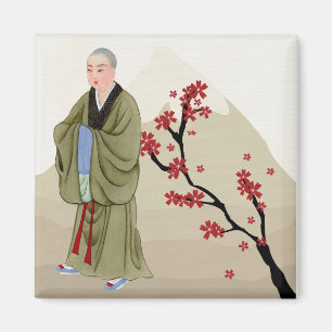 Buddhist Monk Magnet