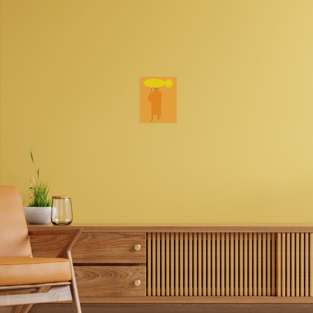 Buddhist Monk Poster (Living Room 2)
