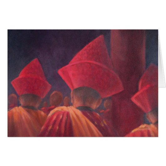 Buddhist Monks Bhutan 2012 Cards (Front Horizontal)