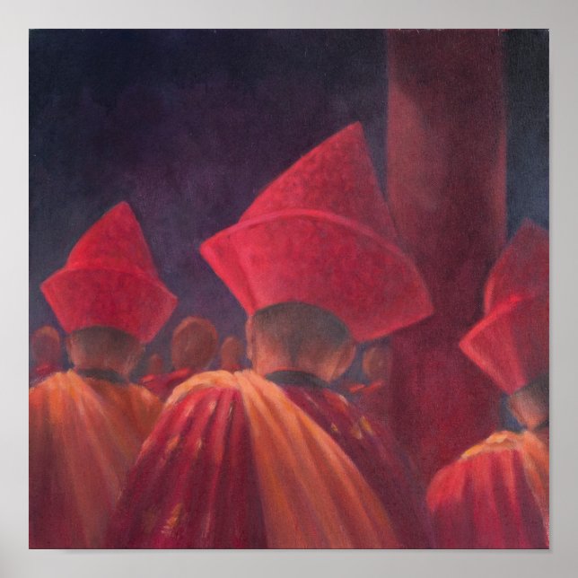 Buddhist Monks Bhutan 2012 Poster (Front)