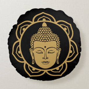 Buddhist Nirvana Day Round Pillow