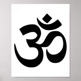 Buddhist Om Symbol Poster