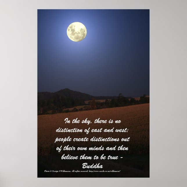 Buddhist quote poster (Front)