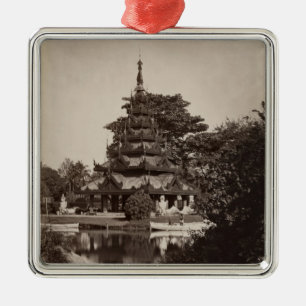 Buddhist rest house, Moulmein, Burma, c.1875 Metal Ornament