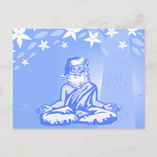 Buddhist Santa Christmas Card