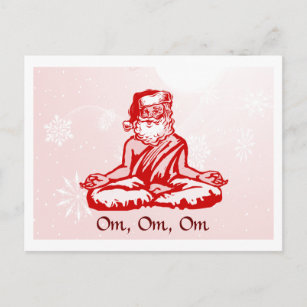 Buddhist Santa Christmas Card
