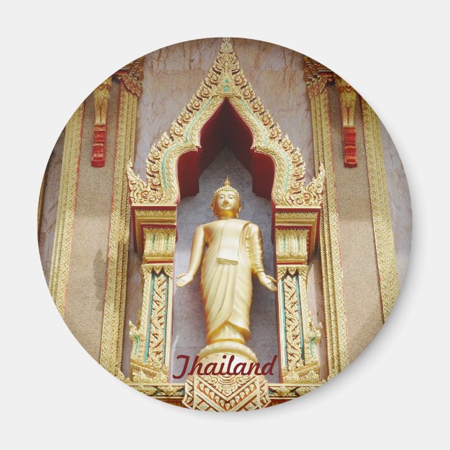 Buddhist statue magnet (Front)