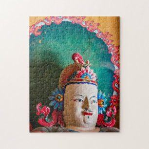 Buddhist statue, Palcho Monastery - Gyantse, Tibet Jigsaw Puzzle