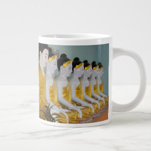 Buddhist statues in Umin Thounzeh Giant Coffee Mug