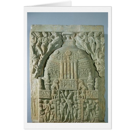 Buddhist stupa, Nagarjunakonda (limestone) Cards (Front)