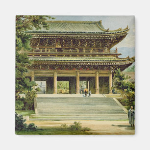 Buddhist temple at Kyoto, Japan Magnet