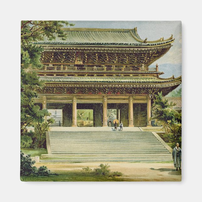 Buddhist temple at Kyoto, Japan Magnet (Front)