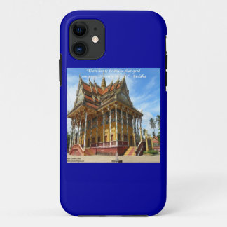 Buddhist Temple & Buddha Proverb iPhone 5/5S Case