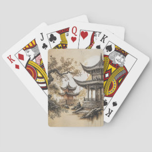 Buddhist Temple Poker Cards