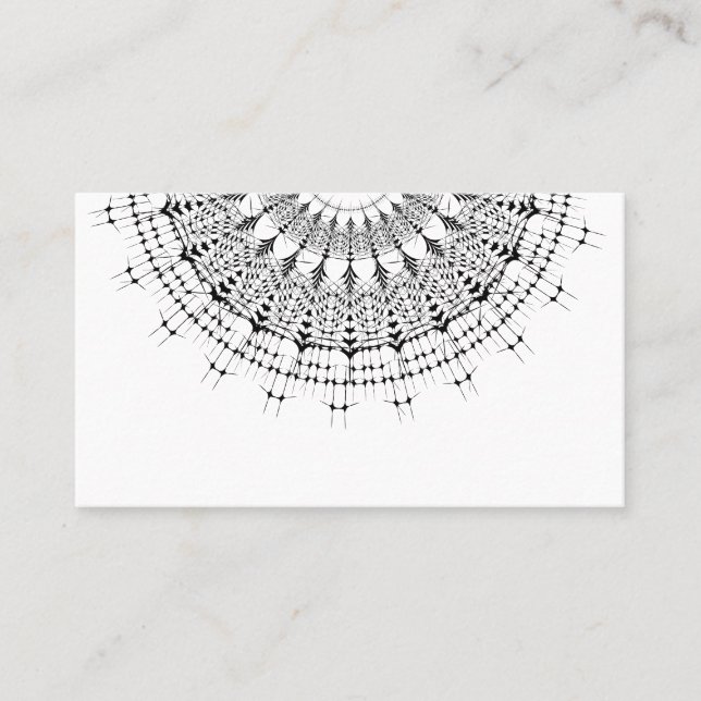 Buddhist tribal Mandala Business Card (Front)