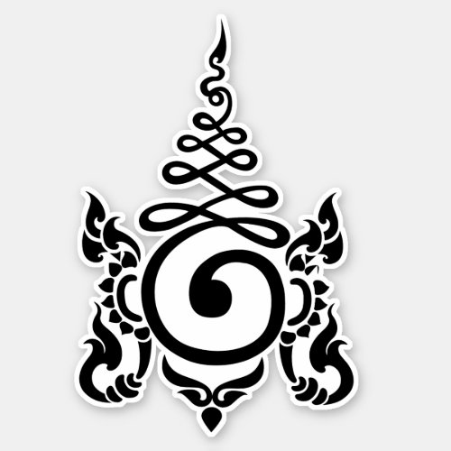 Buddhist Unalome Enlightenment Symbol Sticker