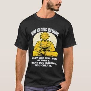 Buddhist Vintage Spiritual Yoga Meditation Motiv T-Shirt